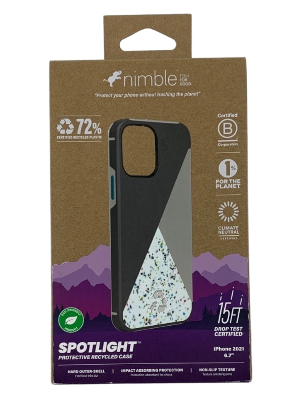 Nimble Eco-Friendly Phone Case Compatible With IPhone 2021 6.7”